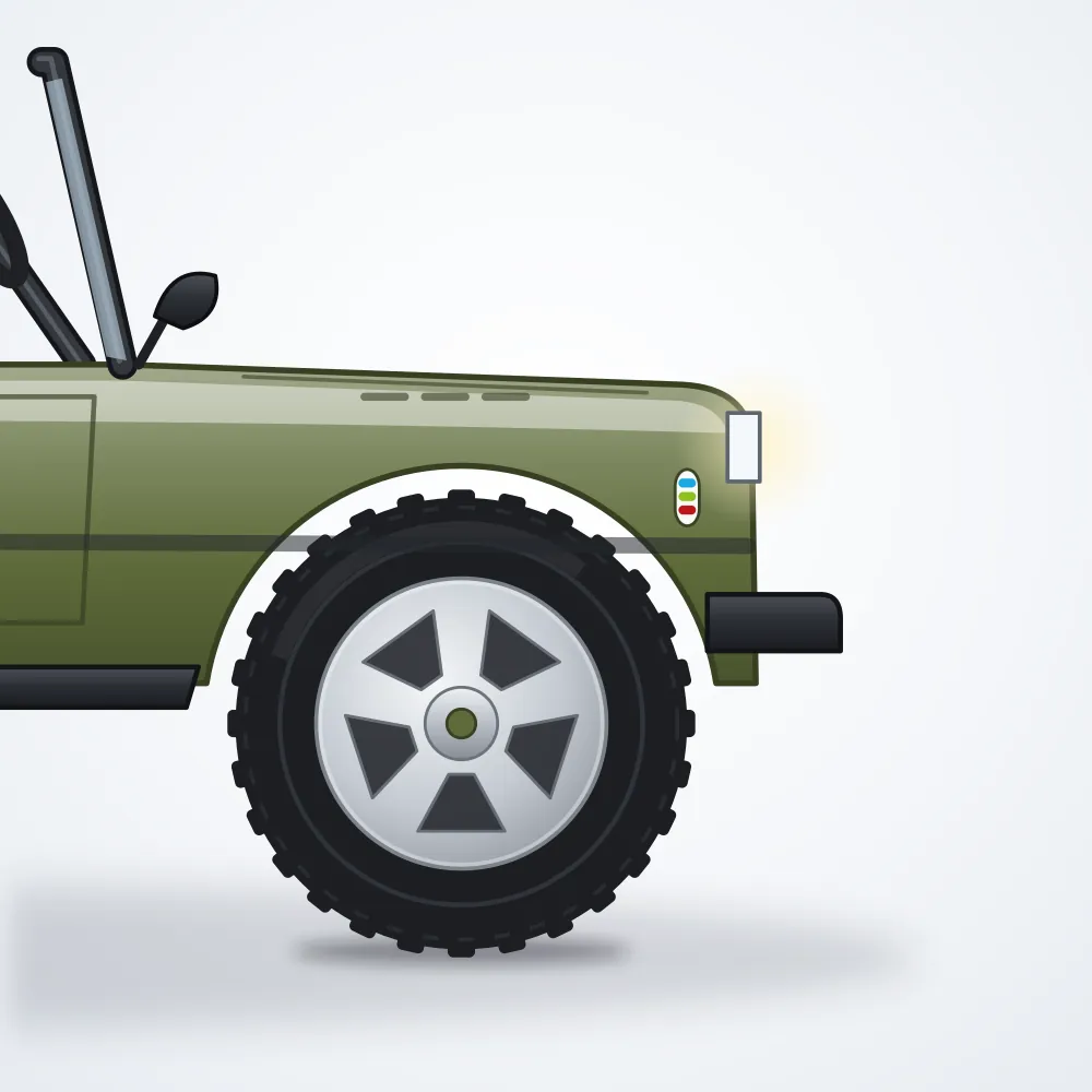 Baby Hope Akülü Jeep — Haki