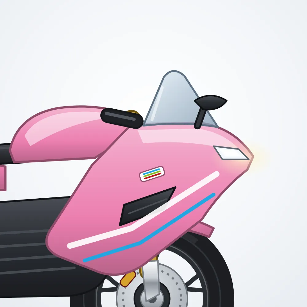 Baby Hope Akülü Motor — Pembe
