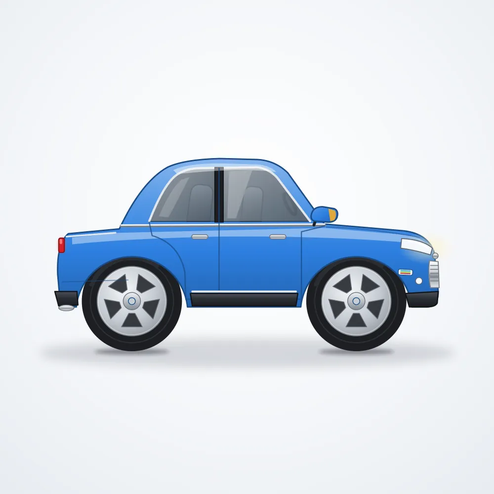Cool Motor Akülü Sedan — Mavi
