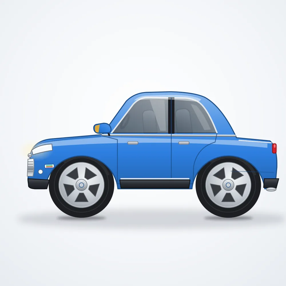 Cool Motor Akülü Sedan — Mavi