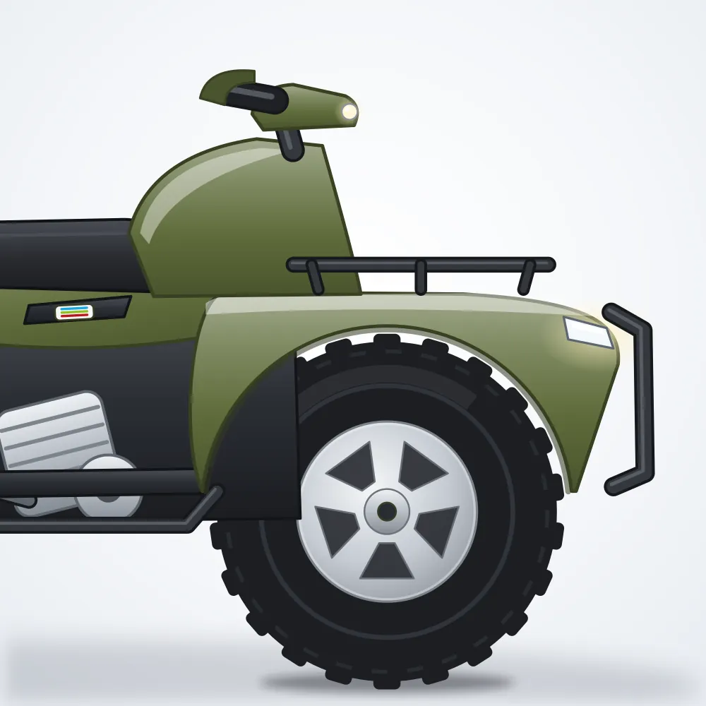 Kuzey Hunter 200 ATV — Haki