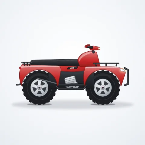 Kuzey Hunter 200 ATV — Kırmızı
