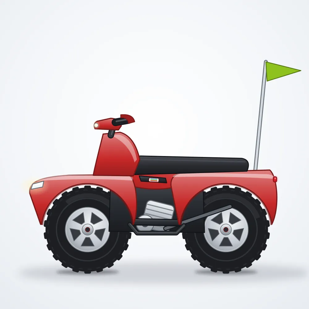 Minik Mini ATV 49 — Kırmızı