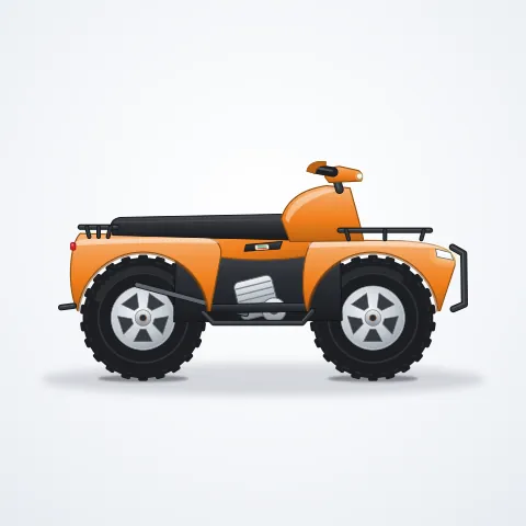 Kuzey Hunter 200 ATV — Turuncu