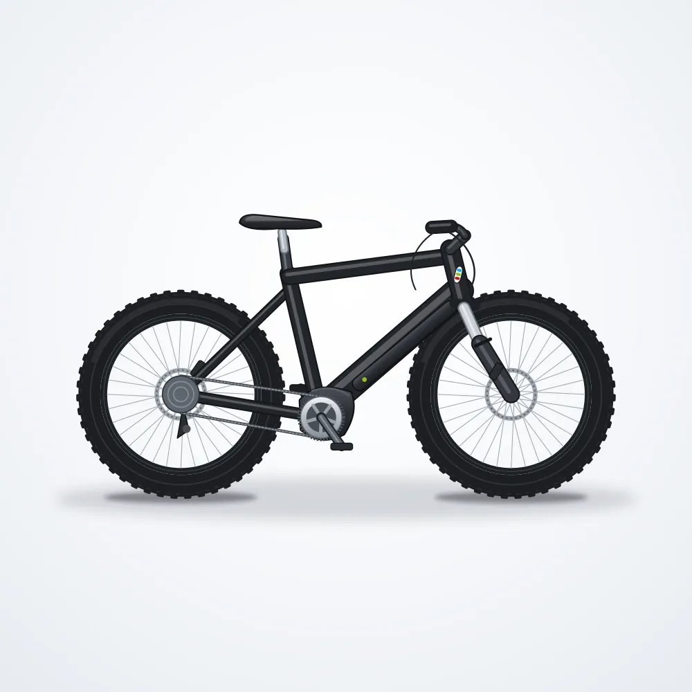 Kuzey Trail E29 Elektrikli Dağ Bisikleti — Siyah