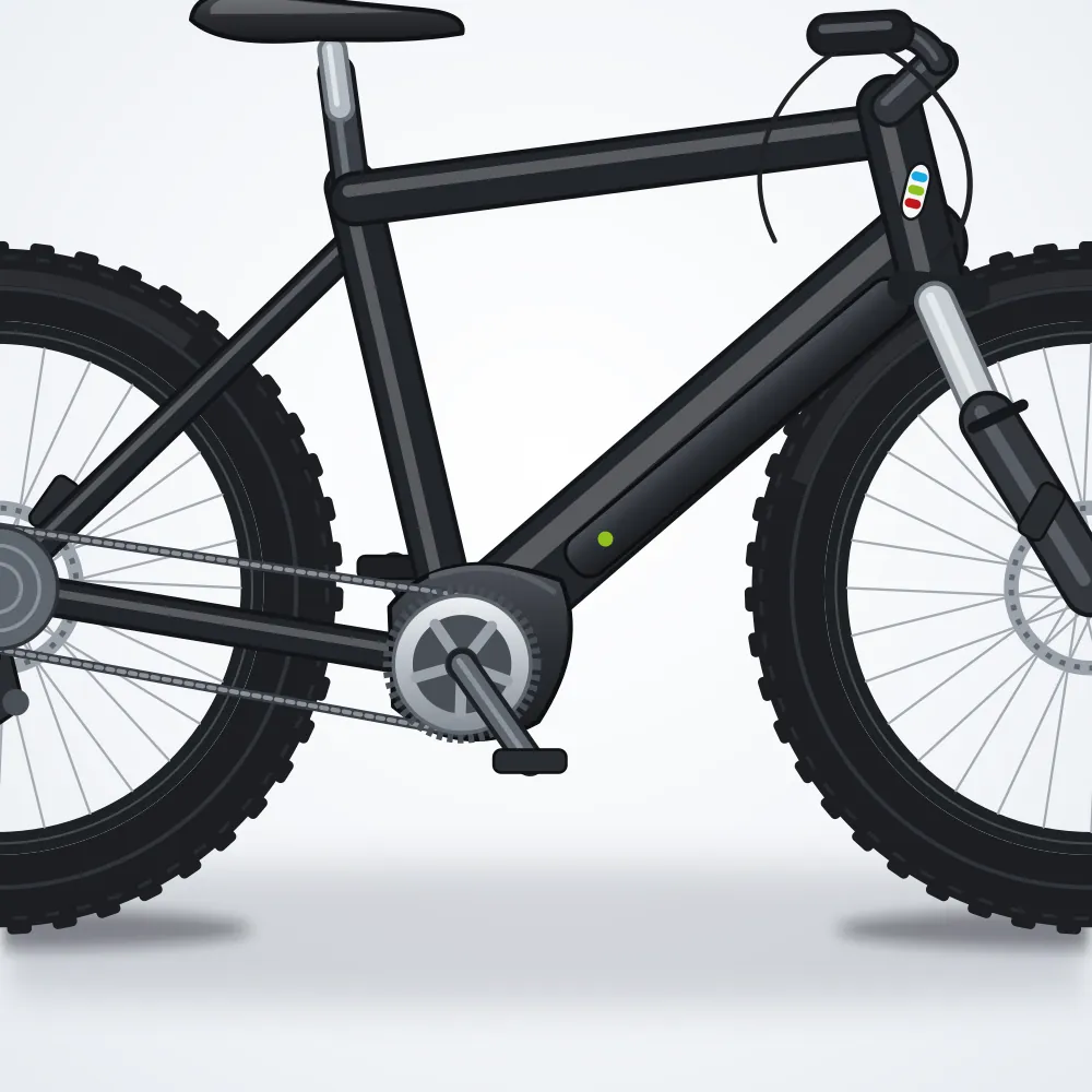 Kuzey Trail E29 Elektrikli Dağ Bisikleti — Siyah