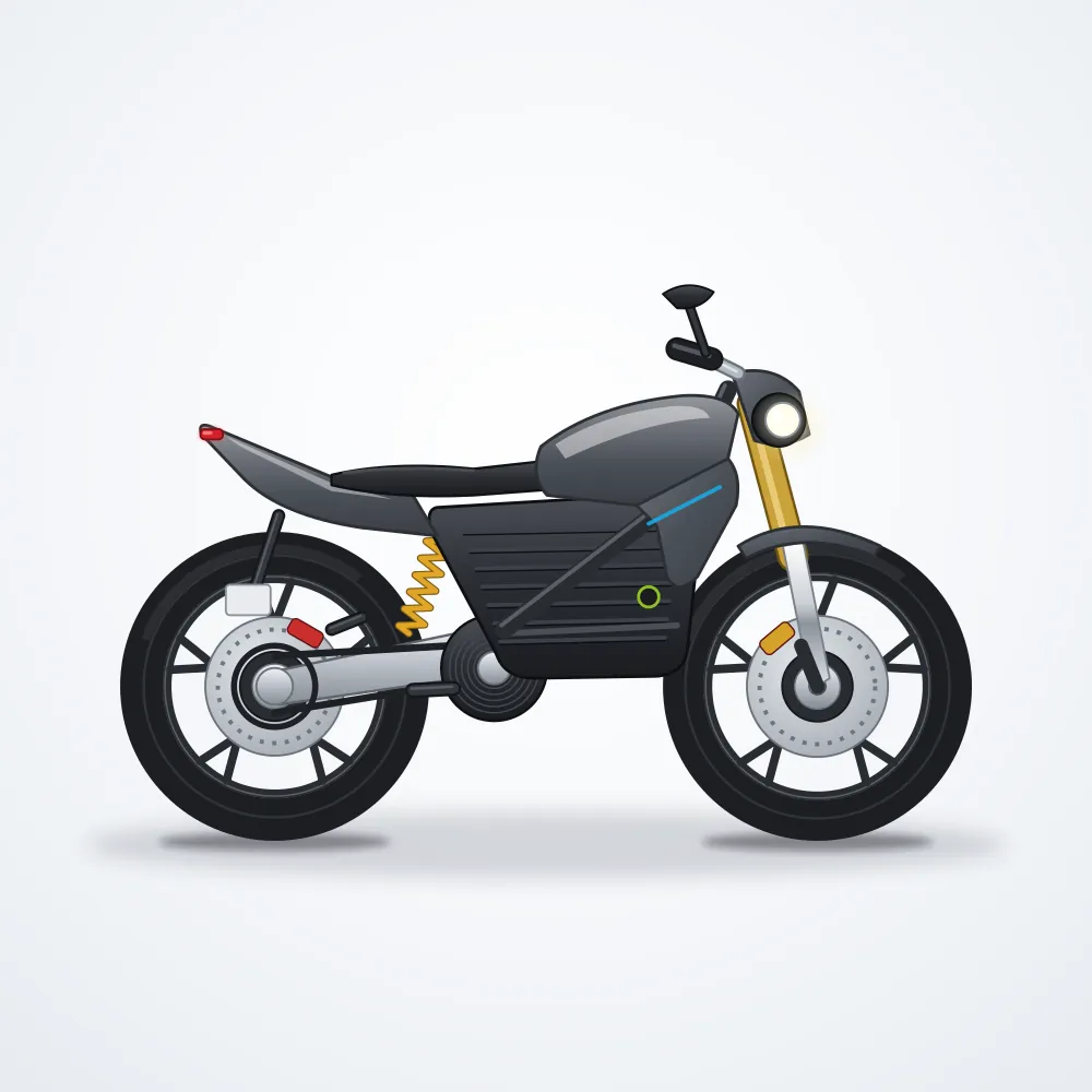 Musatti Elektrikli Motosiklet — Antrasit