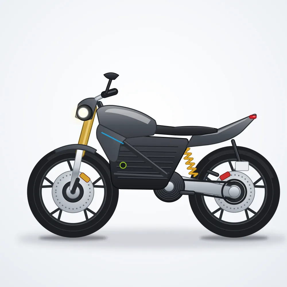 Musatti Elektrikli Motosiklet — Antrasit