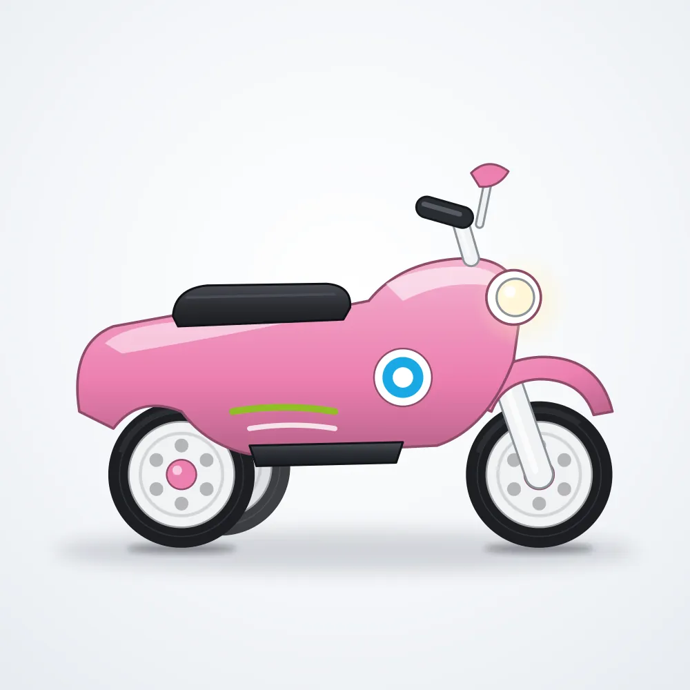 Minik Mini Moto 6V — Pembe