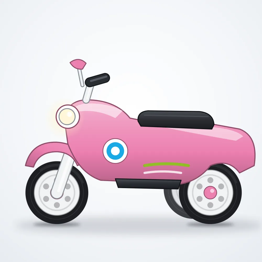 Minik Mini Moto 6V — Pembe