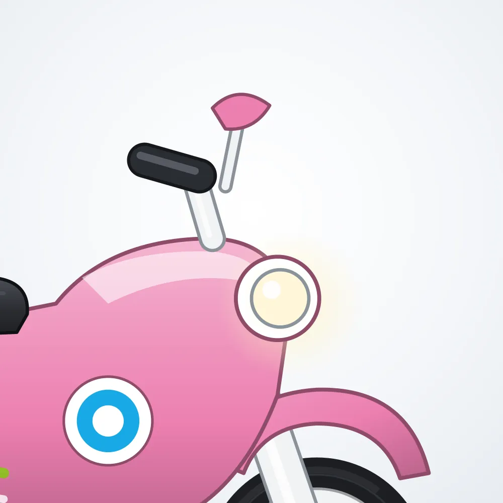 Minik Mini Moto 6V — Pembe